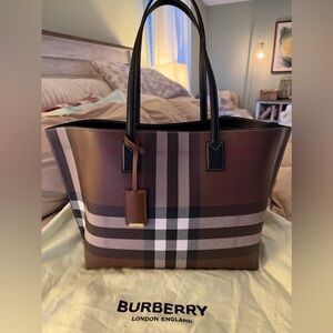 Burberry Check Tote NWT